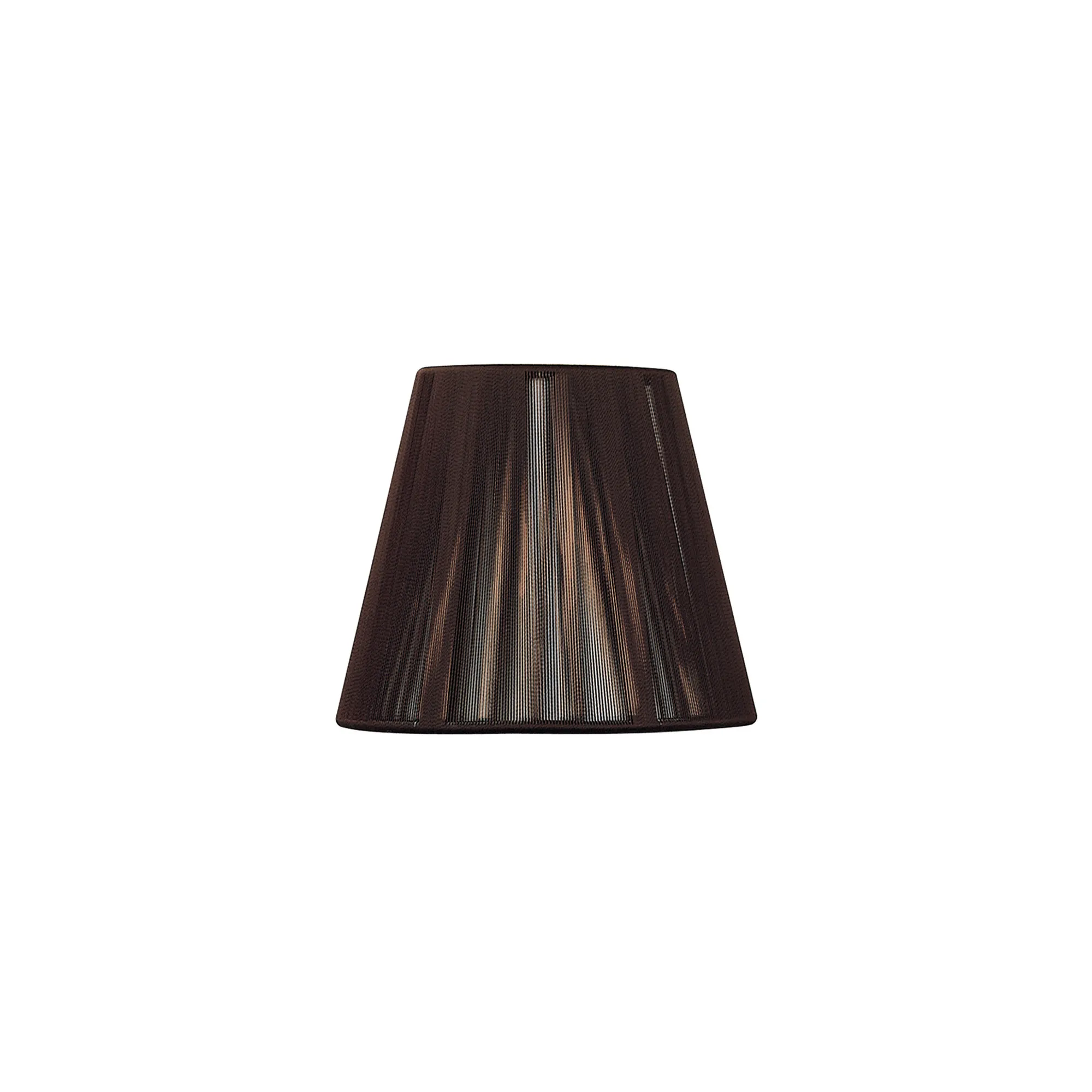MS002  Silk String 13cm Clip-On Shade Dark Brown